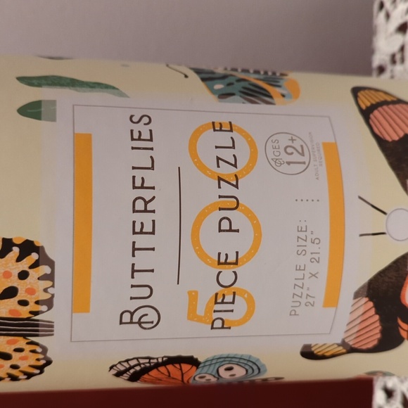 500 Piece Puzzle: Butterflies NIB - Picture 2 of 5